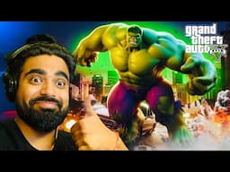 THE INCREDIBLE HULK IN GTA V 😍 LETS DESTROY THE CITY