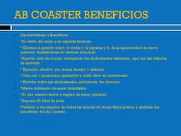 Ab coaster barato Hidalgo