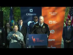 Watch live as NYPD executives provide security details for the 2024 NYC Marathon