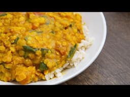 Dahl réconfortant à la courge