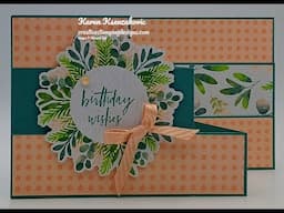 Stampin' Up! Poised Peony Triple Z Fun Fold Video Tutorial