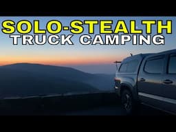 Solo Stealth Truck Camping National Park