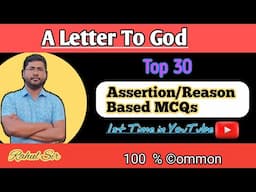 HSLC 2025|Assertion & Reason Questions Answers From A Letter to God|Class 10 English AssertionReason