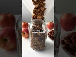 Healthy Apple Pie Protein Granola😍 #granola #mealprep #healthyrecipes