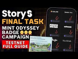 Story Protocol Testnet - Final Task  | Mint Ecosystem Odyssey Badges🎖️ | Confirmed Airdrop 🪂