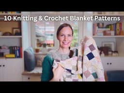 10 Blanket Patterns for Fall & Winter I knitting & crochet