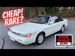 1992 Infiniti M30 Convertible 46k Miles $2,995 YARD SALE by Specialty Motor Cars