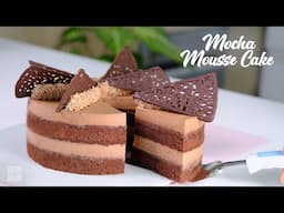 Mocha Mousse Cake. A Yummy Chocolate and Coffee Combination!