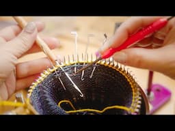 Fix Dropped Stitches on your Circular Sock Knitting Machine Easily