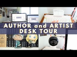 Author & Graphic Artist Desk Walkthrough // Creative Workspace Tour