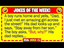 🤣 BEST JOKES OF THE WEEK! - A boy notices a beautiful girl across the street... | Funny Jokes