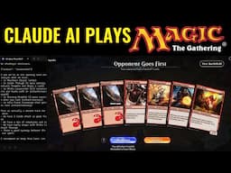 Claude AI playing MTG Arena by itself