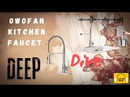 Product review OWOFAN Kitchen Faucet with Pull Down Sprayer