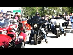 HUNDREDS Of BIKERS United For EPIC Autism Benefit And Old School CHOPPER SHOW