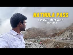 Nathula Pass Snowfall in November Month | Tsomgo Lake or Changu Lake💜