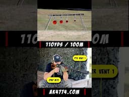 AK47 vs KYL at 110Yds / 100m #ak47rifle #ak47shorts #ak47series