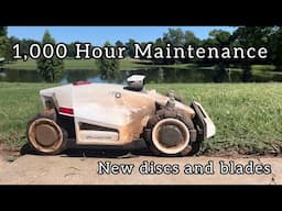 Luba 2 : 1,000 hour maintenance- new cutting discs and blades