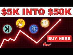 Turn $5k into $50k buying these altcoins before BITCOIN PUMPS [URGENT]