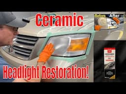 Auction Minivan Headlight Restoration With The Griots Garage Ceramic Headlight Restoration Kit!