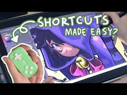 ☆ I hate keyboard shortcuts ☆ 8BitDo Mini Gamepad Review for Artists!