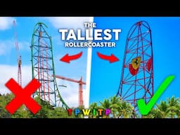 There's a NEW TALLEST Roller Coaster in the World... Sort of...