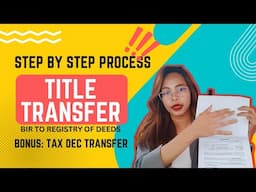 Title Transfer Step by step process | BIR RD | Real Estate