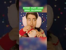 ASMR SUPER FAST Christmas Triggers! #holidaywithyoutube #shorts #holiday