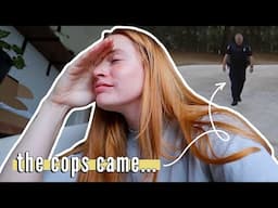 sooooo my alarm system went off and the cops came to my house 🙃 happy vlogmas day 17