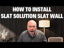 How to Install Wood Slat Wall Panels | Slat Solution