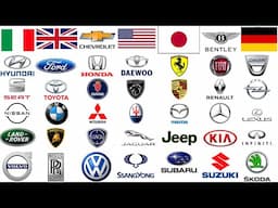 AMERICAN vs GERMAN vs ITALIAN vs BRITISH vs FRENCH vs JAPANESE LEGENDARY CAR BRANDS EXPLAINING