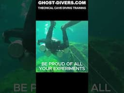 LITTLE BIT OF MOTIVATION! Try new stuff and get filmed!#ghostdiversvideos #cavediving #sidemount