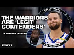 'LEGIT TITLE CONTENDERS' 🗣️ Perk has high praise for the Warriors | NBA Countdown