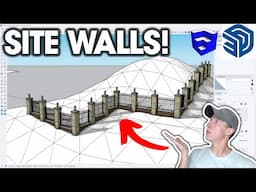 The TOP Features of Instant Wall for SketchUp! (Easy Landscape and Site Walls)