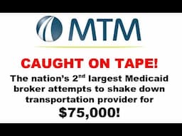 MTM, the nation's 2nd largest broker, attempts to shake down transportation provider for $75,000!