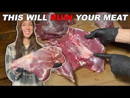 How to Remove the Gland From a Deer Hindquarter * BUTCHER DEER AT HOME *