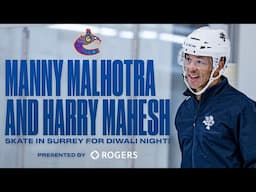 Manny Malhotra and Harry Mahesh Skate in Surrey for Diwali Night!