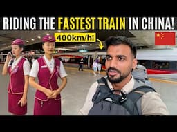 FASTEST Train Ride in World: Beijing-Shanghai! 🇨🇳 1200 kms in 4 hours!