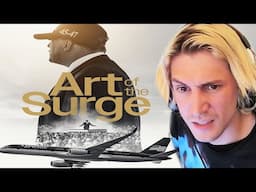 xQc Reacts to Art of the Surge (Donald Trump Documentary)