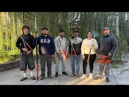 TRABAJANDO EN EQUIPO EN EL JARDÍN Y COCINANDO RICO!