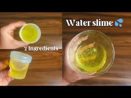 Water Slime!? 💧🫧 How To Make No Clear Glue VIRAL Water Slime!! 2 ingredients water | Fevigum slime