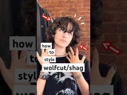 how i style my hair! #hairroutine #hairstyle #haircut #unisex #androgynous #hairstyles #hairtutorial