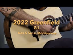 Dream Guitars - 2022 Greenfield G1, Koa & Swiss Moonspruce #guitardemo #acousticguitar #dreamguitar