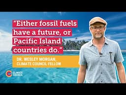 Pacific Islands in a fight for survival against fossil fuels