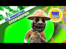 Zookeeper Green Screen Zoonomaly Monsters 3D Animation PixelBoom