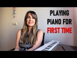 Playing Piano for The First Time | Hello Iran TV