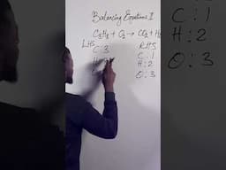 Balancing Equations Part 2 #short #balancingchemicalequations