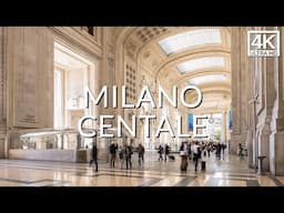 Milano Centrale, Italy's Largest Train Station [4K] Walking Tour