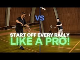 The BEST TIPS to Start a Rally in Badminton Singles