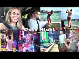 Game Date Night with My Fiancé | GRWM + Arcade + Top Golf | Lululuvely Vlog