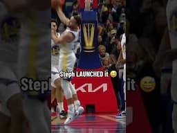 Steph LAUNCHED this pass 😳 #shorts